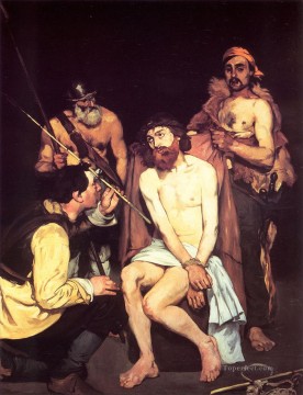  sol Pintura Art%C3%ADstica - Jesús burlado por los soldados Realismo Impresionismo Edouard Manet